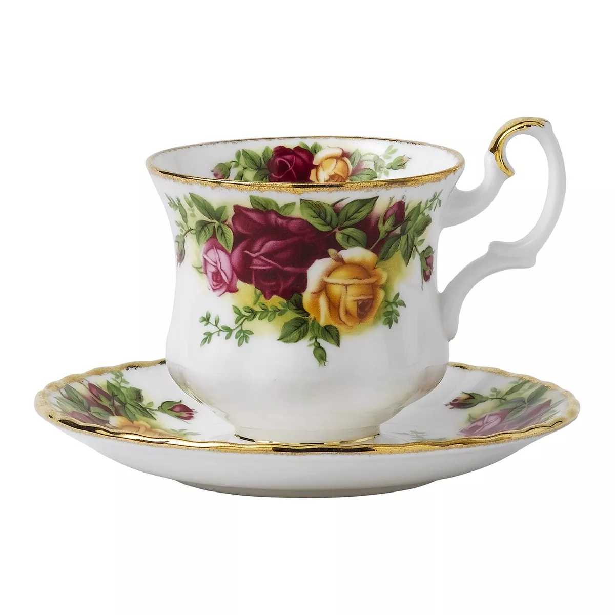 Royal Albert - Taza De Café Con Plato Old Country Roses Multicolor barato
