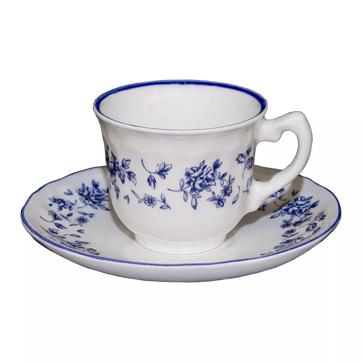 San Claudio - Taza Café Con Plato Fénix Azul barato