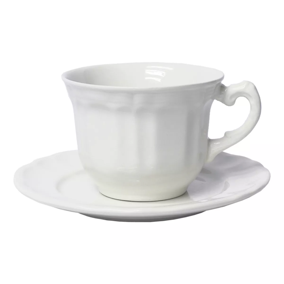 San Claudio - Taza De Desayuno Con Plato Naranco Blanco Multicolor barato