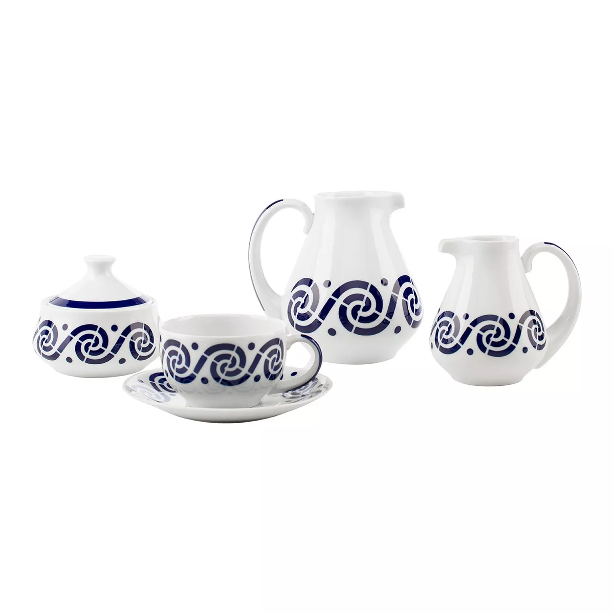 Sargadelos - Juego De Desayuno Espiroide Azul barato