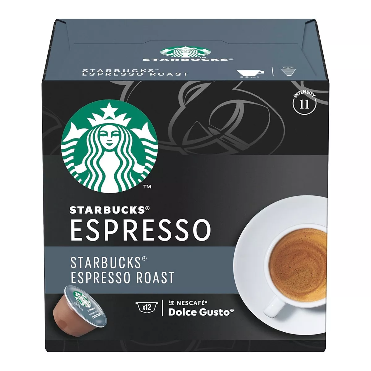 Starbucks - Estuche De 12 Cápsulas Espresso Café 100% Arábica Intensidad 11 Compatibles Con Cafeteras Dolce Gusto En Oferta Starbucks - Estuche De 12 Cápsulas Espresso Café 100% Arábica Intensidad 11 Compatibles Con Cafeteras Dolce Gusto Barato