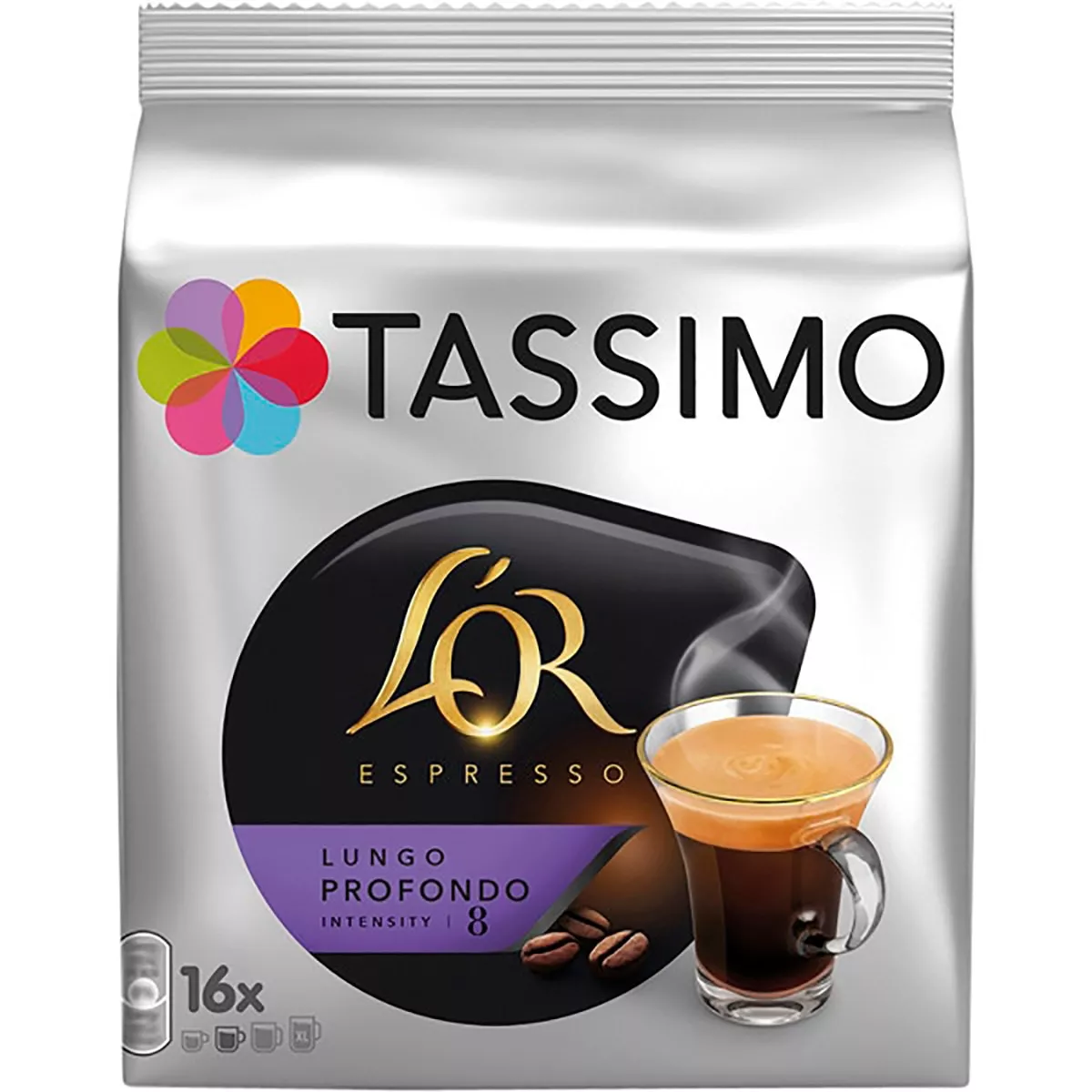 Tassimo - Bolsa De 16 Cápsulas L'Or Espresso Café Lungo Profondo Intensidad 8 En Oferta Tassimo - Bolsa De 16 Cápsulas L'Or Espresso Café Lungo Profondo Intensidad 8 Barato