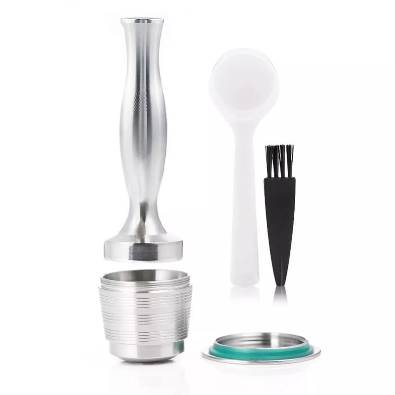 Taza De Capsulas De Cafe Reutilizables Filtros De Cafe De Acero Inoxidable 2 Capsulas Recargables Para Maquinas Nespresso De La Serie Con 1 Martillo En Oferta Taza De Capsulas De Cafe Reutilizables Filtros De Cafe De Acero Inoxidable 2 Capsulas Recargables Para Maquinas Nespresso De La Serie Con 1 Martillo Barato